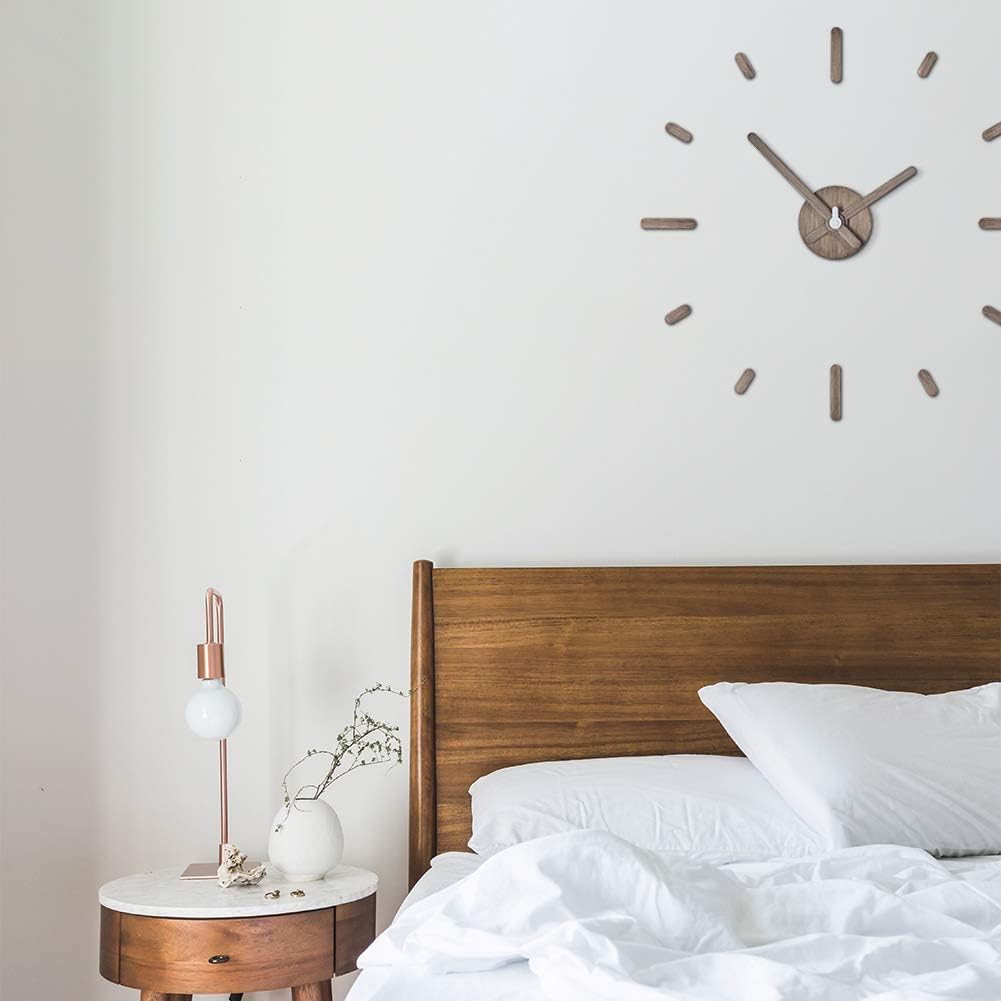 22 - Inch Minimalist Wall Clock: Fusion of Nature and Modern Design