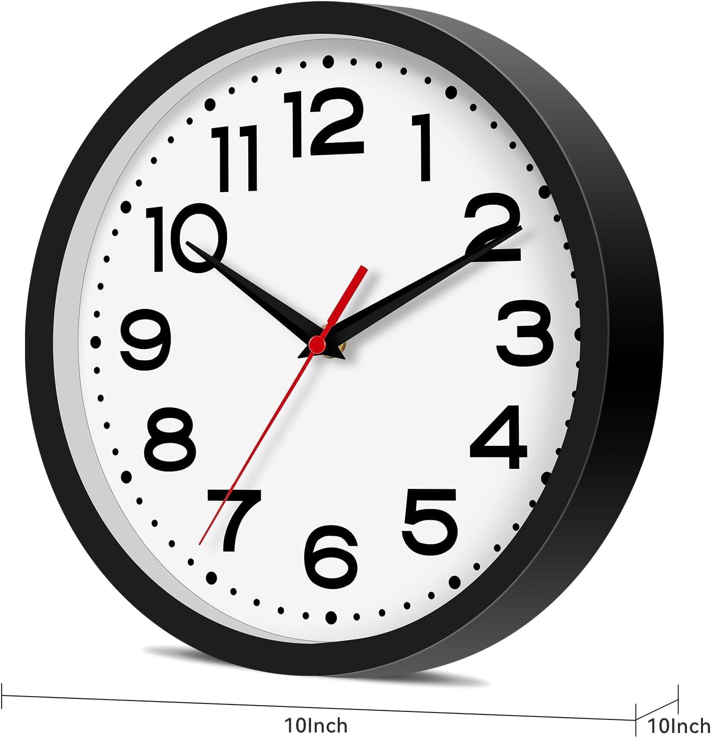 10 - Inch Classic Wall Clock: Timeless Style & Reliable Function