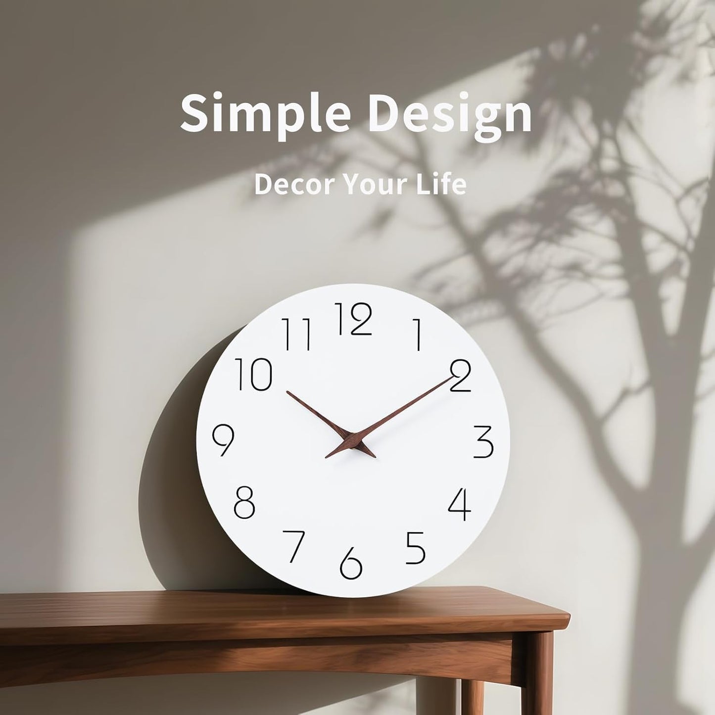 Minimalist 8 - Inch Wall Clock: A Blend of Style and Functionality