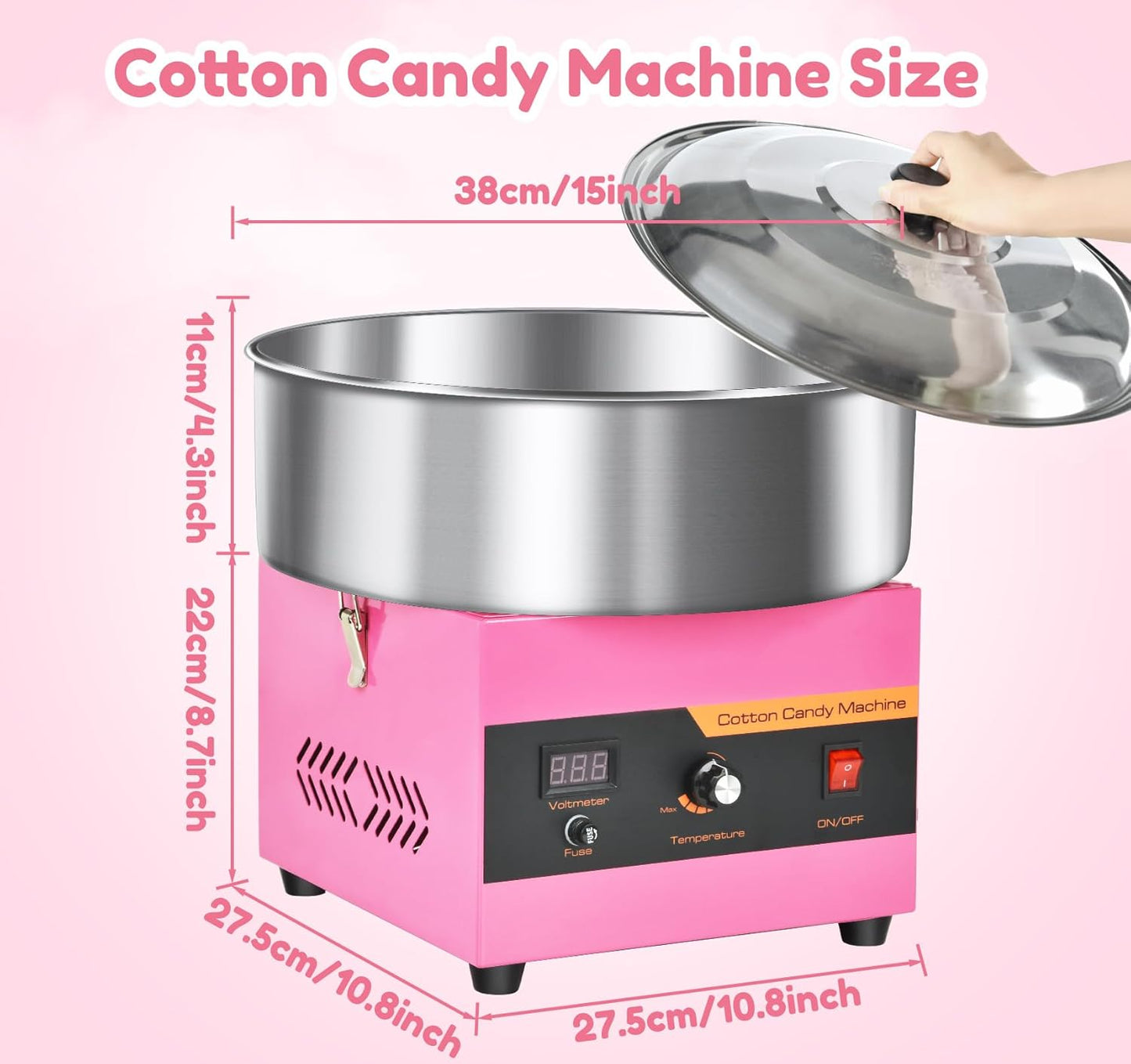 đ„Only $39.99 Last Day Promotion!-Cotton Candy Machine