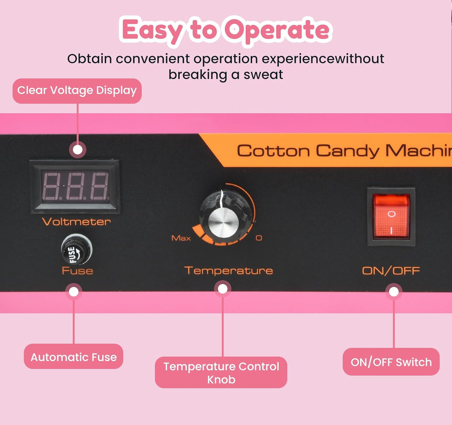 đ„Only $39.99 Last Day Promotion!-Cotton Candy Machine