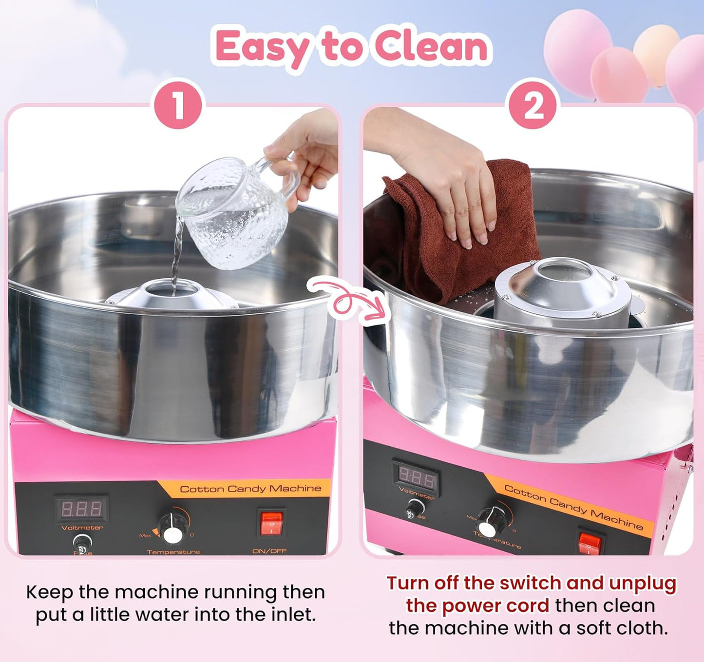 đ„Only $39.99 Last Day Promotion!-Cotton Candy Machine