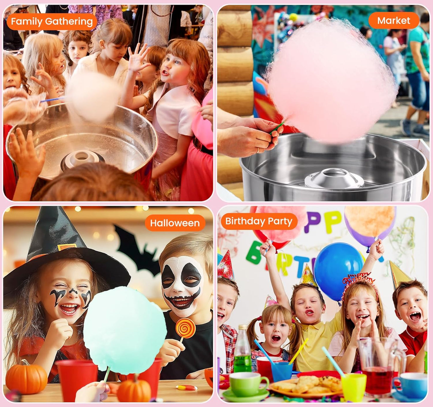 đ„Only $39.99 Last Day Promotion!-Cotton Candy Machine