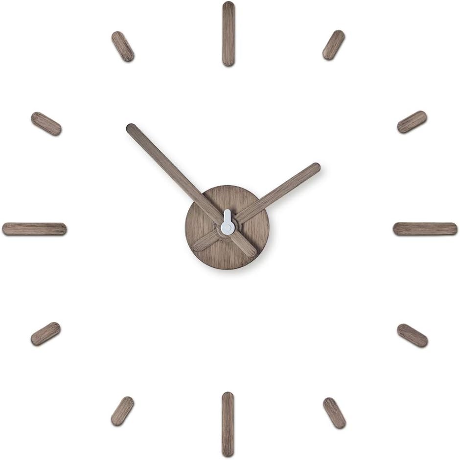 22 - Inch Minimalist Wall Clock: Fusion of Nature and Modern Design