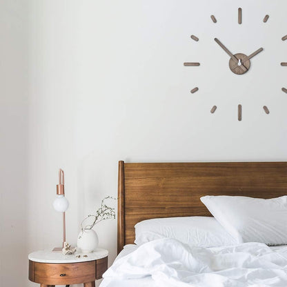 22 - Inch Minimalist Wall Clock: Fusion of Nature and Modern Design