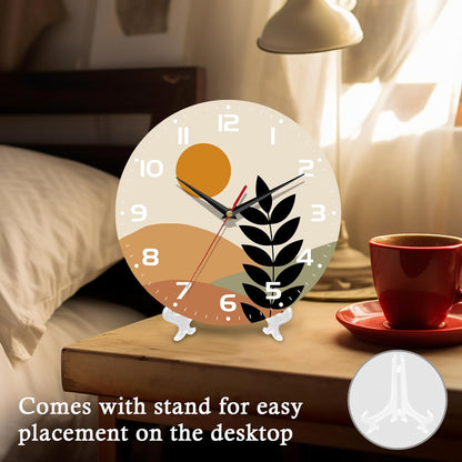 Silent Creative Wall Clock – 10 Inch / 25CM Decorative Clock for Living Room, Bedroom, Study, Dining Room, and Office